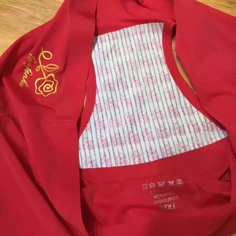 2018新款速卖通粉粉裤一片式无痕抗菌三角裤冰丝透气粉粉裤细节图