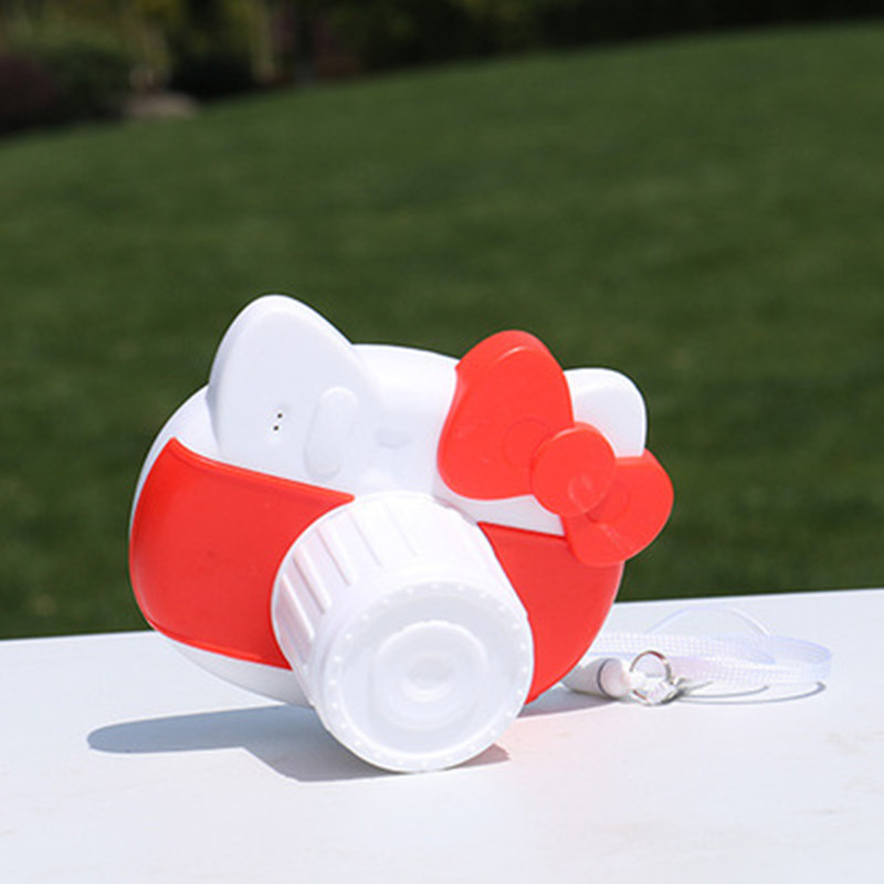 Creative KT Cat Camera fan Polaroid charging small fan