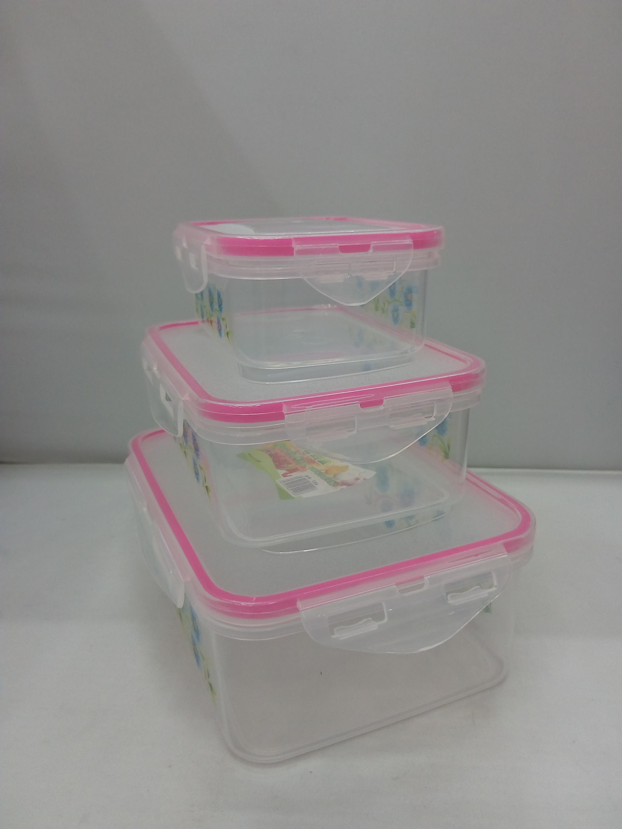 创意塑料分格饭盒 可爱小学生儿童多层保温便当餐盒 423-120产品图