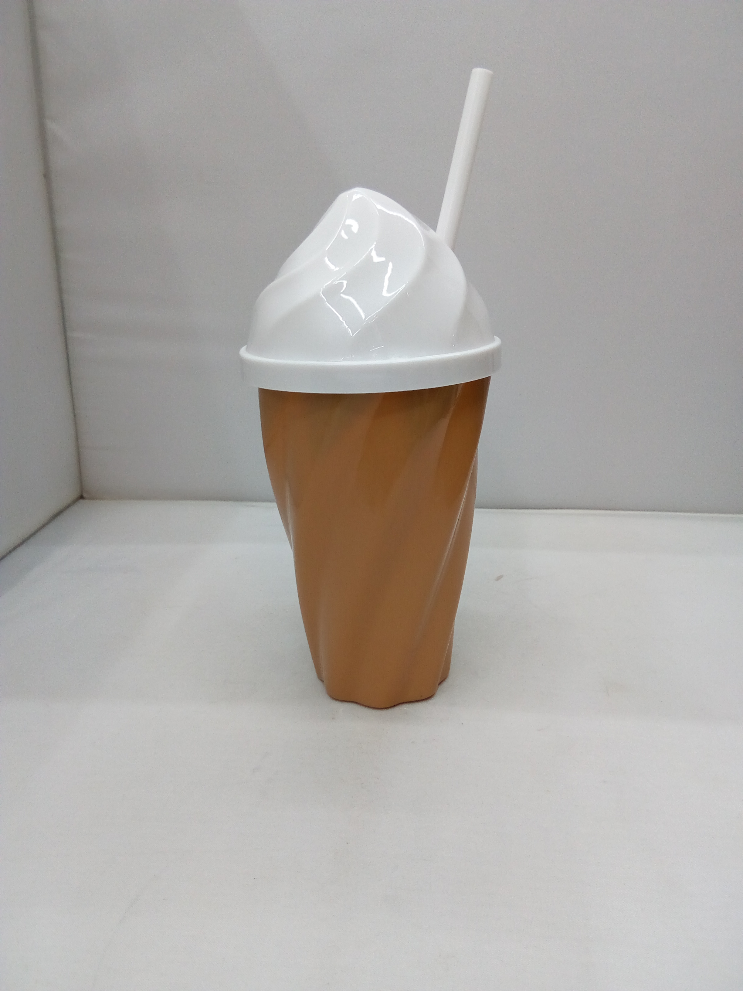 Creative ice cream water cup, ice cream high-quality plastic cup, colorful ice cream Cup 001-1046 details Picture