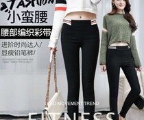 New Korean pencil pants for women wearing leggings Student tights black shorts for women