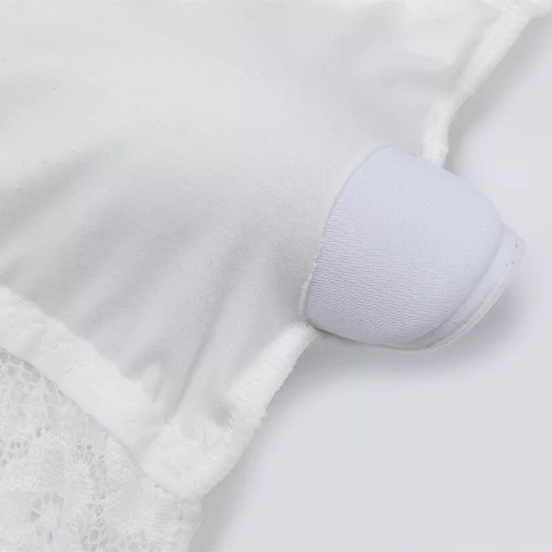 爆款蕾丝吊带背心蕾丝花边防走光抺胸带胸垫美背吊带打底细节图