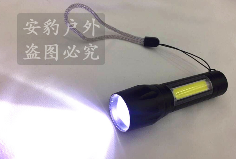 5W USB mobile phone built-in flashlight charging small flashlight gift flashlight Specification image