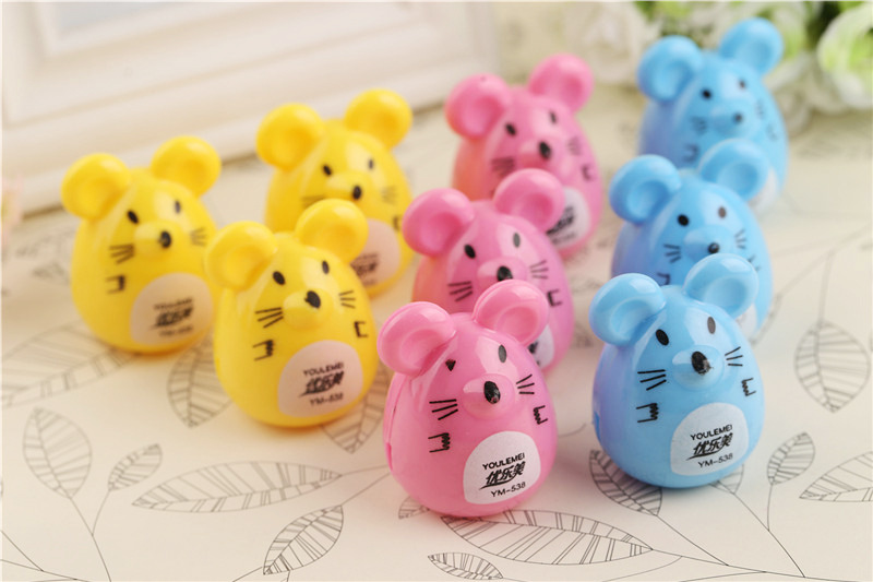 厂家直销韩国可爱卷笔刀 小老鼠造型学生削笔刀削笔器细节图