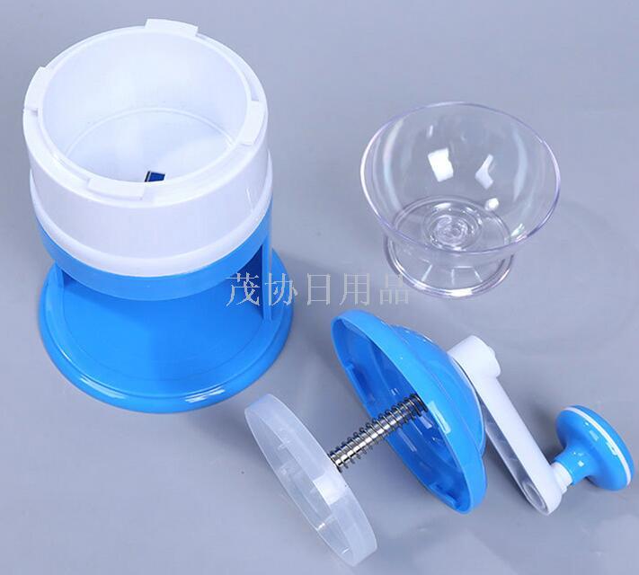 Household manual water ice machine, shaved ice machine, hand-cranked ice crusher, household ice crusher, TV, TV shopping Specification image