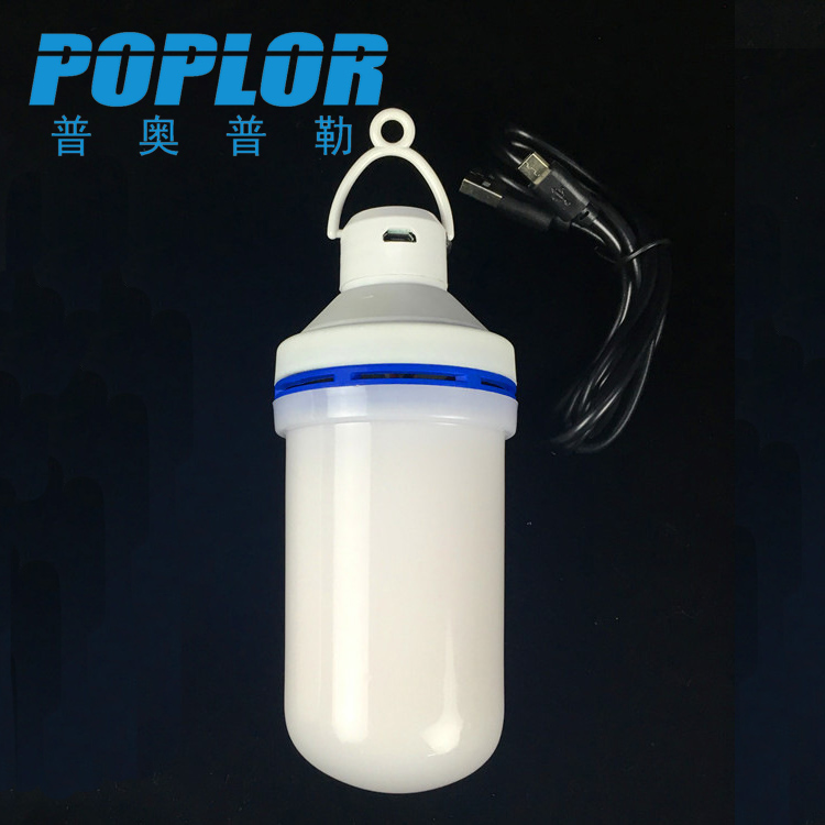 LED应急火焰灯泡 7W仿真火苗灯USB充电重力感应产品图