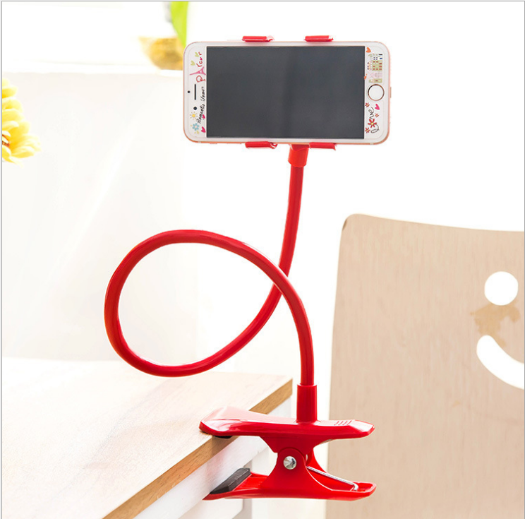 Lazy person's phone stand, bedside table, candy-colored lazy person's phone stand, multi-functional lazy person's snap-on stand Application Scenario