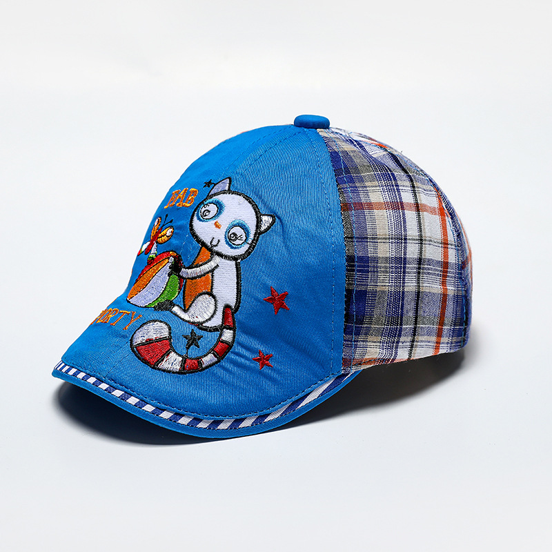 义乌好货 新款儿童帽贝雷帽猫与球儿童贝雷帽布帽春夏新款帽子详情图3