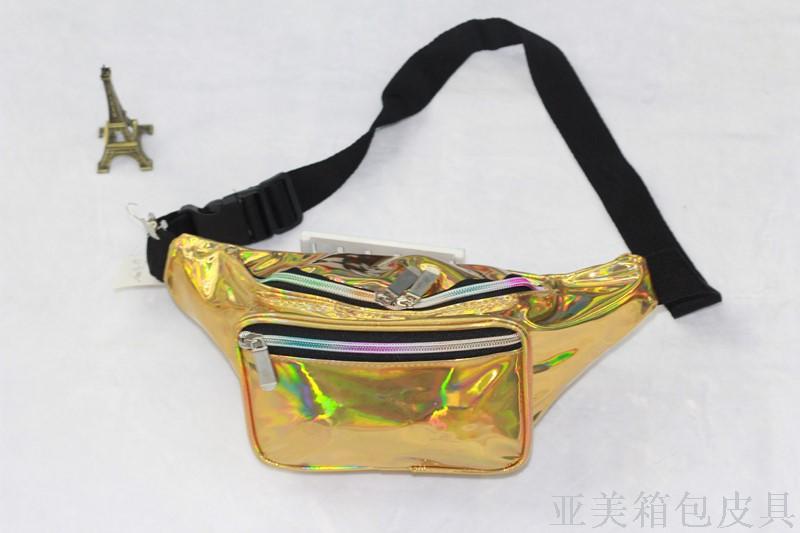 Harajuku Wind Laser Rainbow Fanny Pack Women's Crossbody Bag Sports Running Multi-Function Cash Register Bag Chest Bag Men Application Scenario