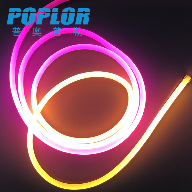 LED柔性霓虹灯带 高压220V软灯条彩虹管2835霓虹灯管