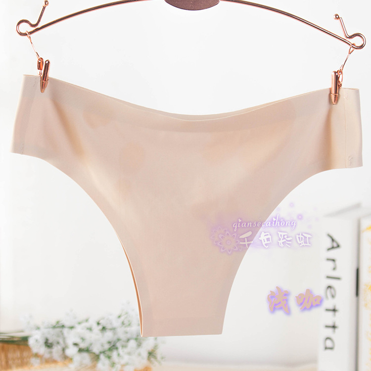 巴西性感比基尼丁字裤无痕冰丝女士内裤巴西裤冰丝内裤女士细节图