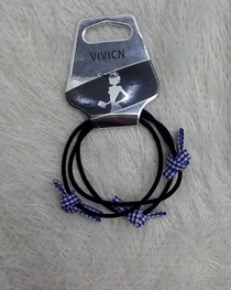 viol female fabric small bow hair accessories/elastic elastic students
