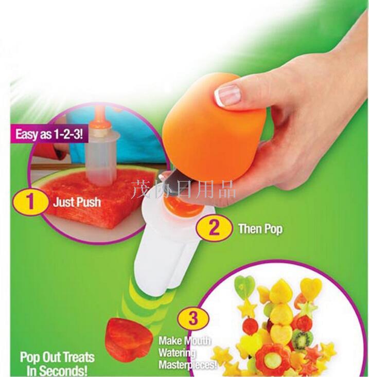 TV popular fruit model cake model DIY fruit laminator 6 pieces kitchen set