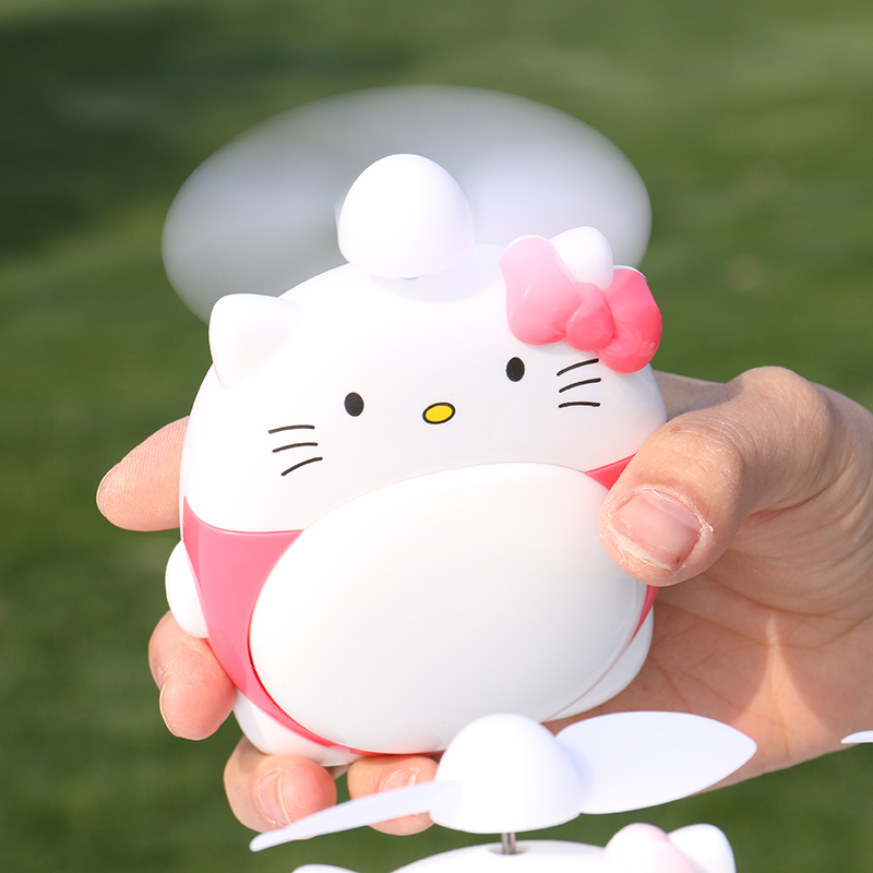 凌盼电扇迷你风扇 礼品小风扇 厂家直销新奇手持风扇细节图