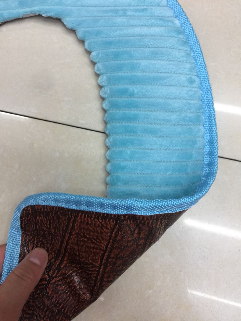 马桶垫坐垫抗菌通用保暖防水家用垫圈毛绒粘扣式坐便器套细节图