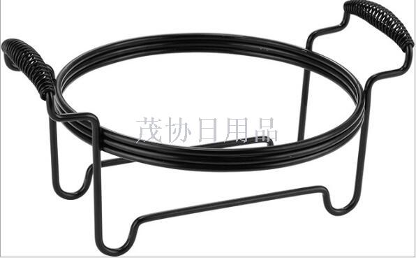 Premium tableware Stainless steel alcohol hob round hob tripod wide edge pot rack Pot rack hot pot bottom rack