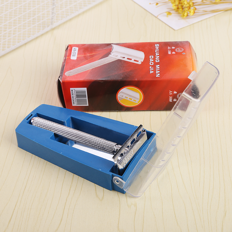 展会特价 正品手动剃须刀 套装双面刀片 皮肤除毛私处清洁
