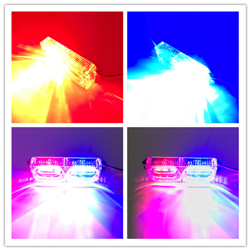 Motorcycle LED flashing taillights, red and blue flashing brake lights, ultra-bright led warning lights, and lane lights Application Scenario