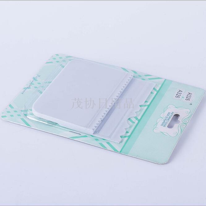 Cake making tools Baking tools Serrated scraper Cake scraper Factory direct food grade cream scraper