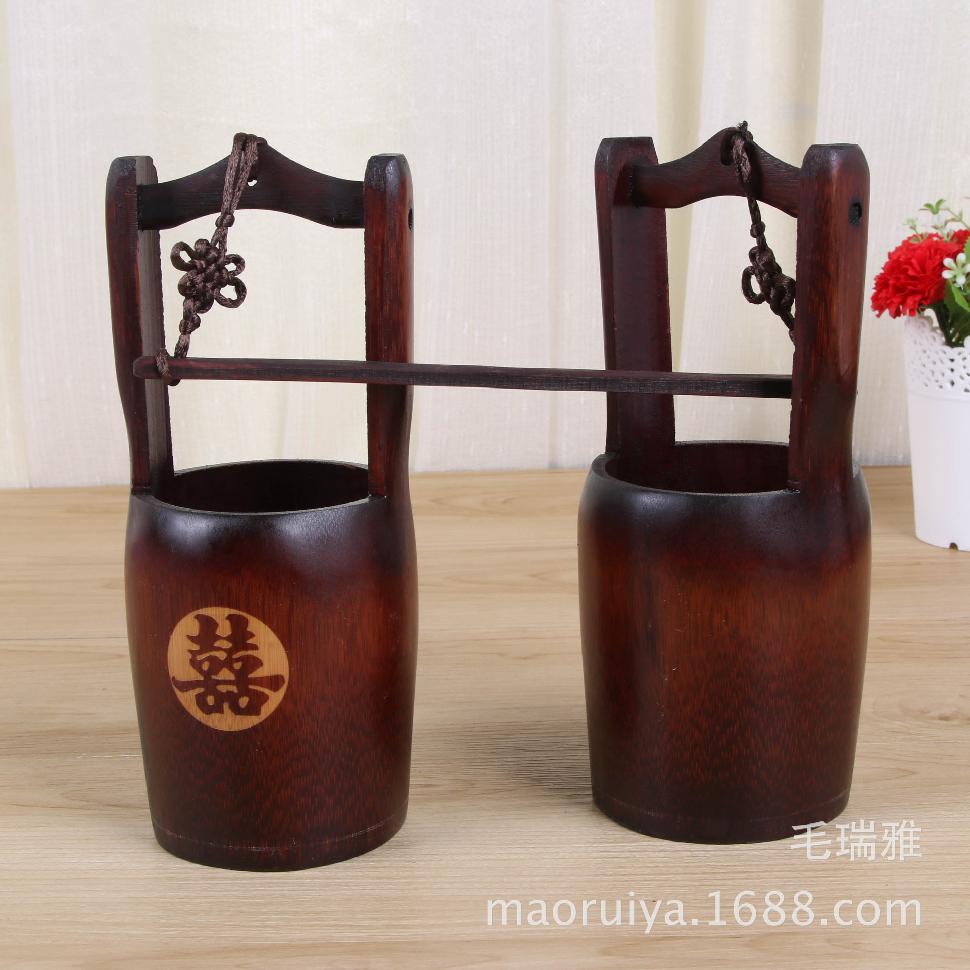 2014新款中国风古典工艺竹制品 满福工艺水桶 优质供应 子孙桶