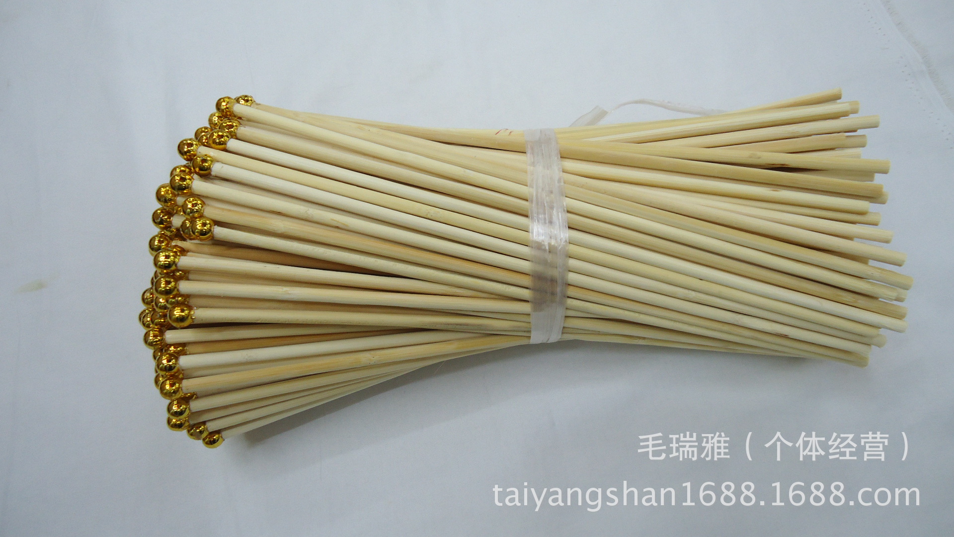 厂家直销套好旗头竹制旗杆 6.0*30厘米手摇旗杆产品图