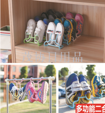 Creative home can stand and hang type shoe rack air drying rack dustproof shoe rack children's shoe rack