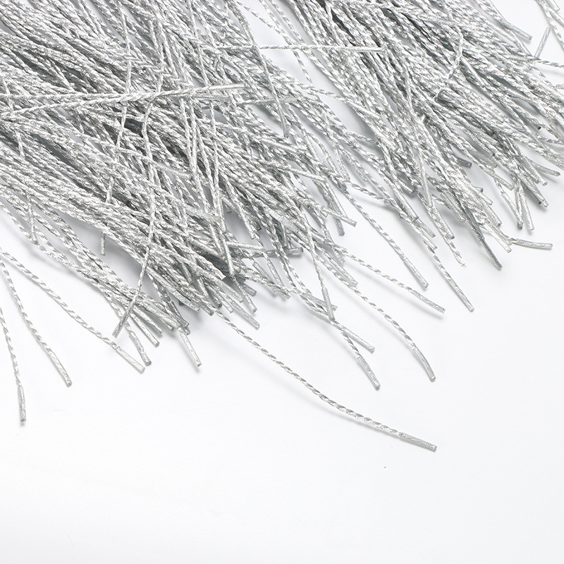 Gold and silver rope diameter 1mm high quality raw material manufacturers to customize a piece of hair thumbnail