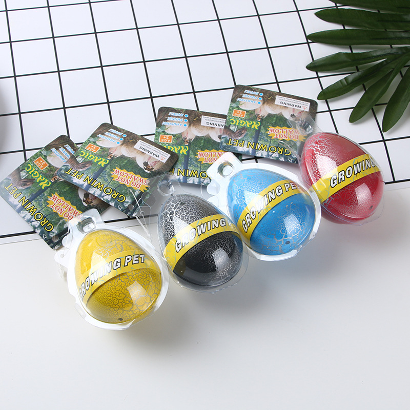 创意恐龙蛋 各类拼装动物小模型儿童创意泡大膨胀玩具来样定制