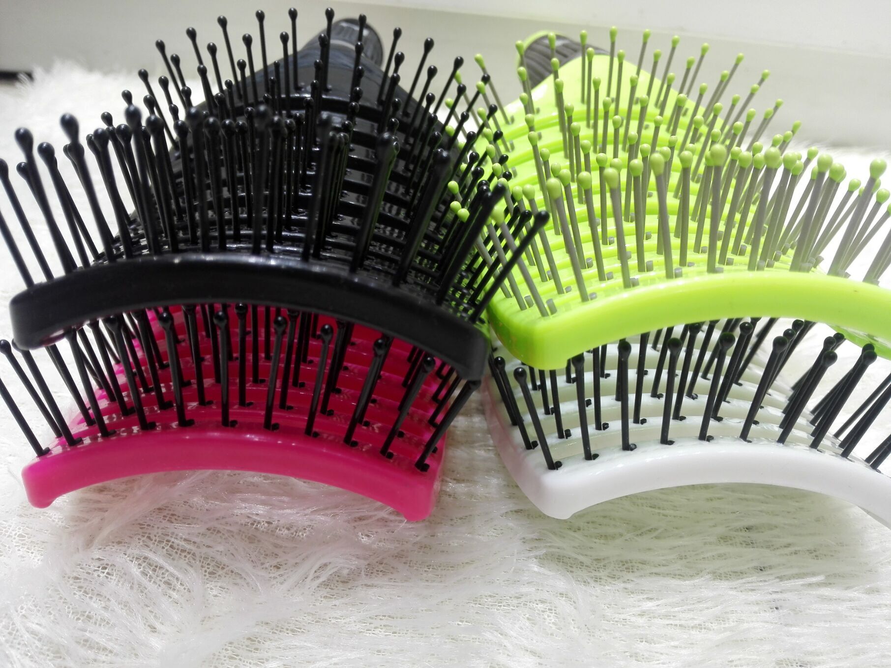 Hairdressing special large board comb, large curved comb, makeup comb, massage comb, rib comb, styling comb, wide-toothed comb, curly hair comb Specification image