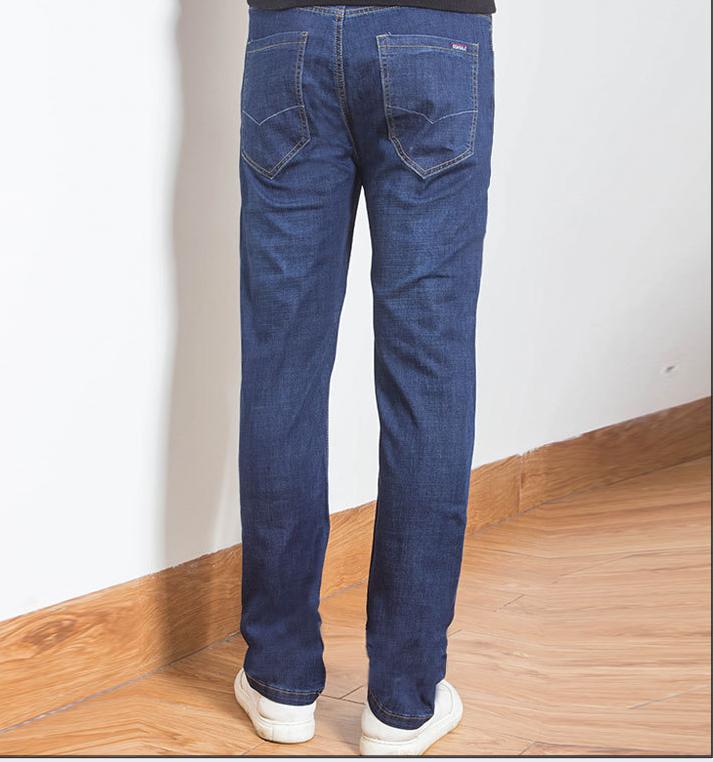 New men's jeans straight leg men's elastic jeans wholesale