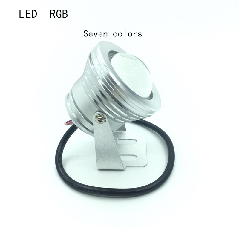 Motorcycle LED decorative light, waterproof RGB seven-color remote control light, fish tank decorative color light Application Scenario