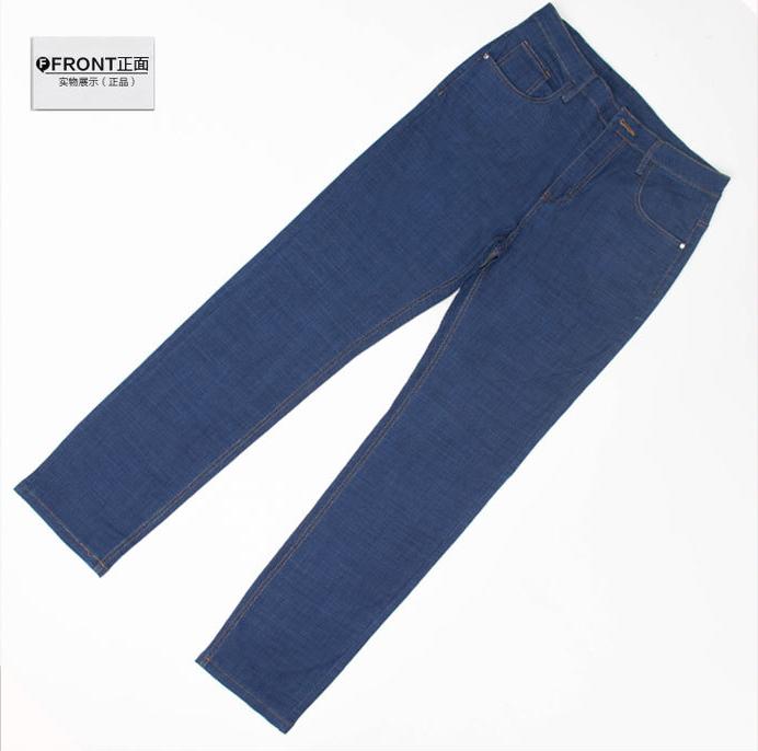 New men's business denim trousers, business stretch jeans, men's straight jeans Specification image