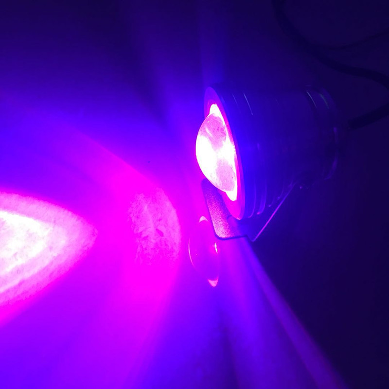 Motorcycle LED decorative light, waterproof RGB seven-color remote control light, fish tank decorative color light Item Picture