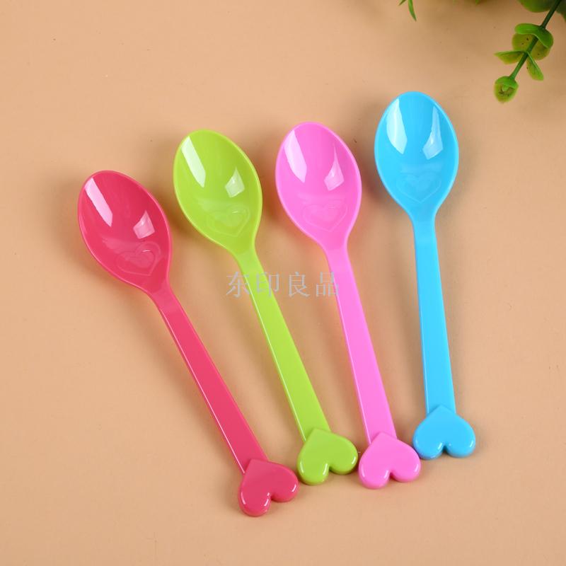 Japanese Creative Heart-Shaped Spoon And Fork Combination 8 Pieces Specification drawing