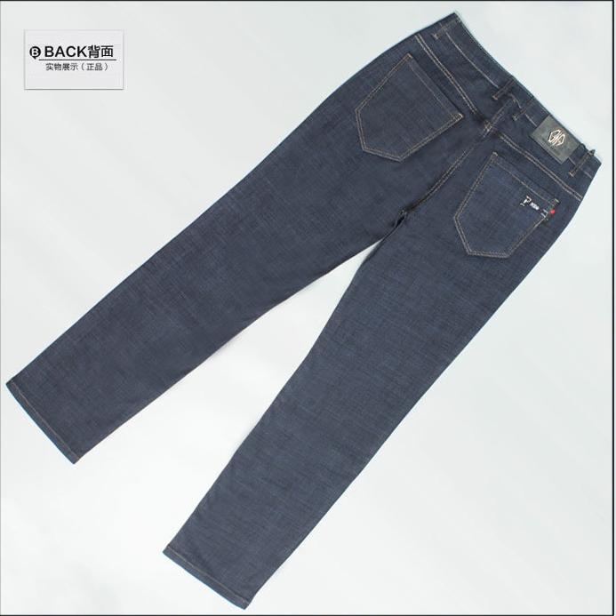 Spring new men's straight-leg brand men's stretch jeans wholesale