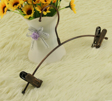 新款韩版26CM超粗裤架 超强夹力高档金属不锈钢裤夹产品图