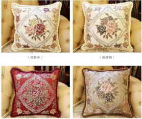 Fashion European Roll Edge Simple Sofa Cushion Car Pillow Cushion Cover Application Scenario