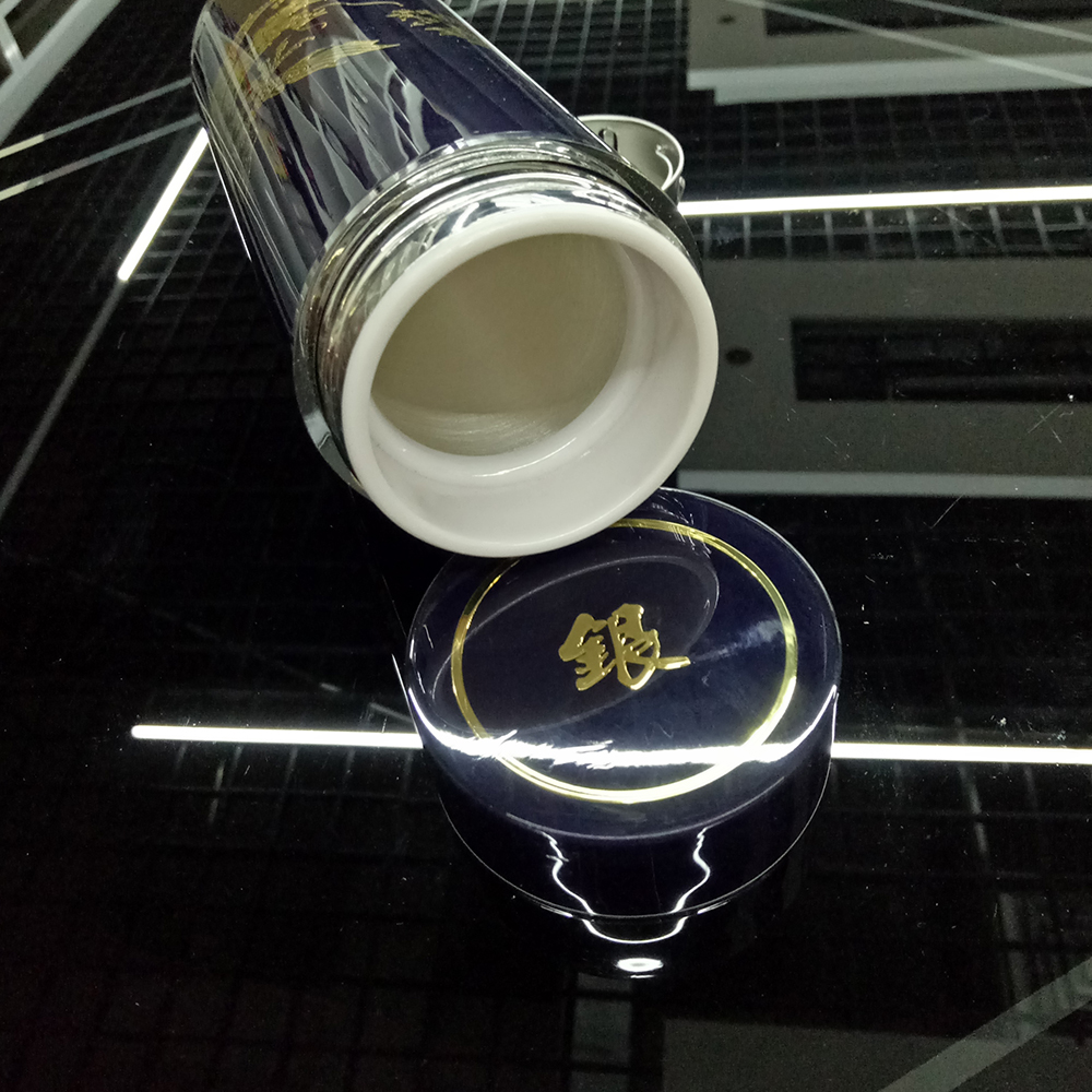 999纯银杯子雪花银内胆水杯泡茶杯足银保温杯男女办公商务礼品杯产品图