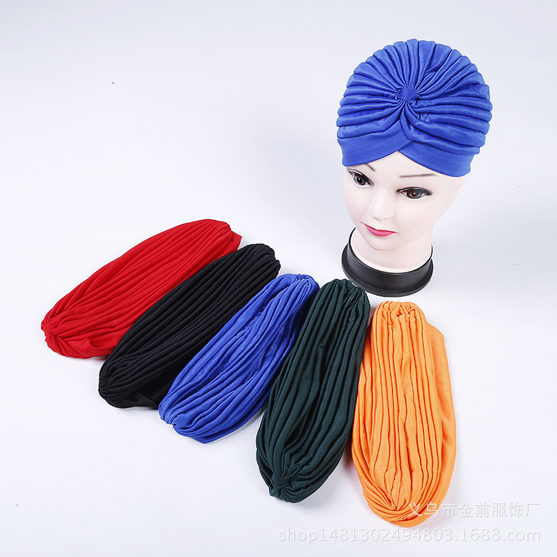 Indian Hat Prince Sultan Hat Elastic Baotou Hat Arab Hat Yoga Hat Performance Street Dance Hat Direct Wholesale