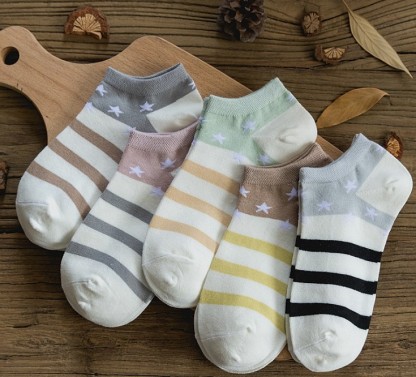 星星条纹船袜产品图