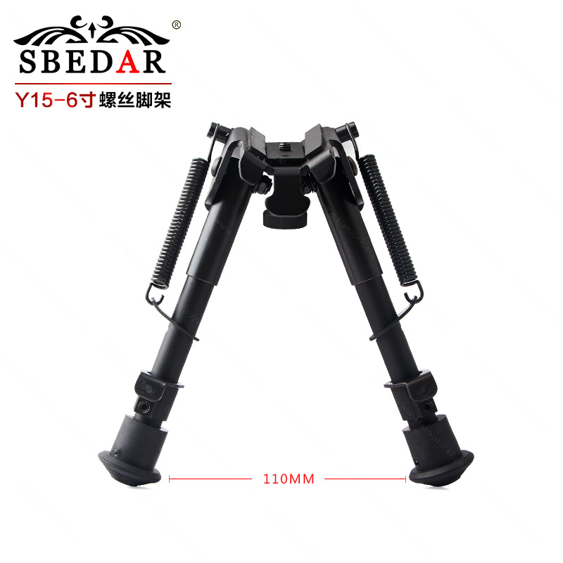 88国狙螺丝接头金属伸缩两脚架图