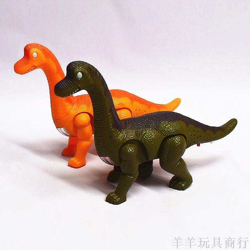Jurassic simulation electric dinosaur with wings, Brachiosaurus can make sounds, lights, walk, music, boys and children's toys Specification image