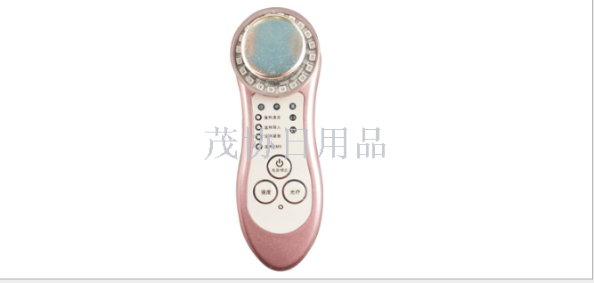 Rechargeable red and blue light importer and exporter facial detoxification household vibration massage facial lift cosmetic instrument