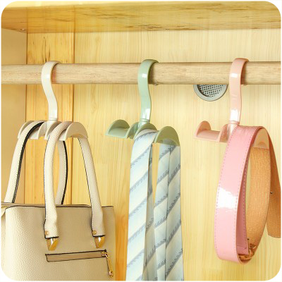 包包收纳架衣柜免钉挂架挂钩 创意挂领带架子挂包架挂衣钩