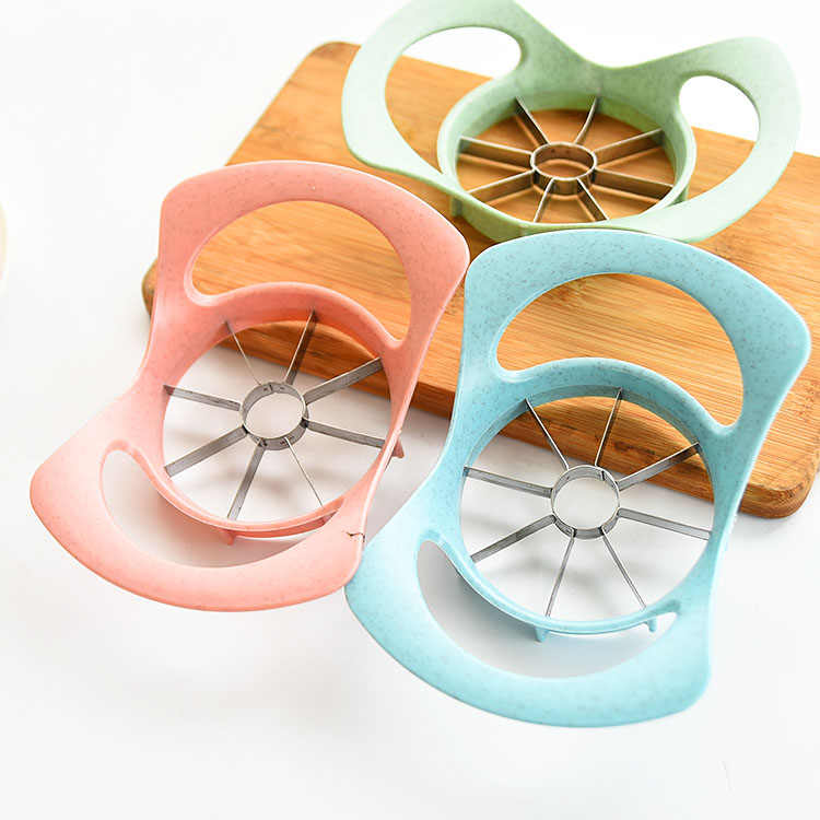 不锈钢切苹果去核器水果切片器 创意厨房神器切果器分割器全新料