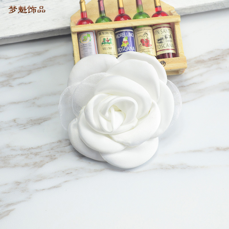 【厂家直销】现货手工鞋花 手工网纱色丁花朵胸花混批销售细节图