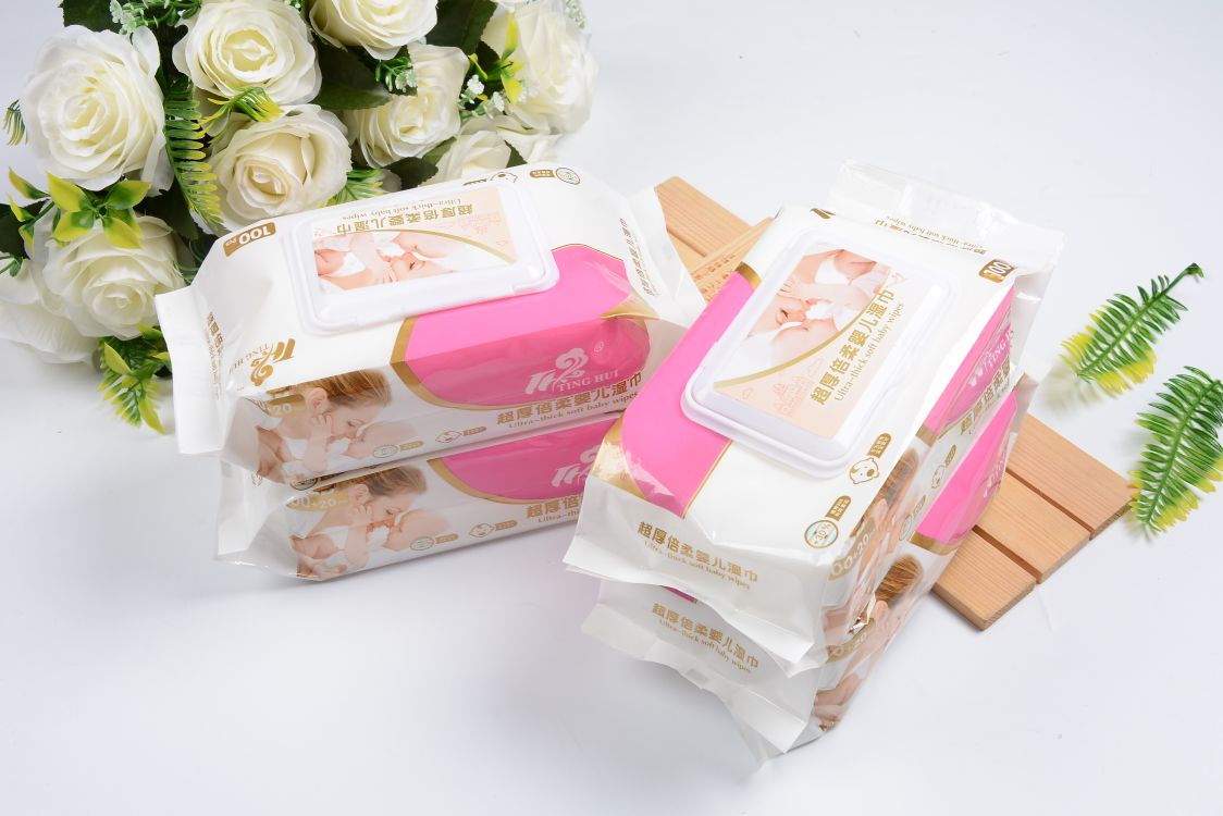 魅力红宝宝湿巾 100+20片 无酒精 无香味细节图