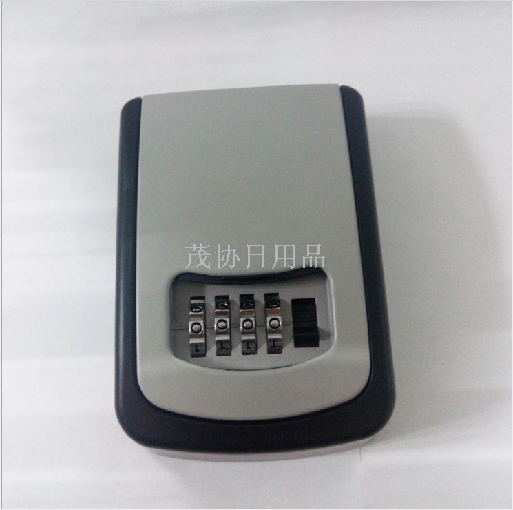 A 4-digit password aluminum alloy wall-mounted arc-shaped key and password box for lock factory production sites Specification image