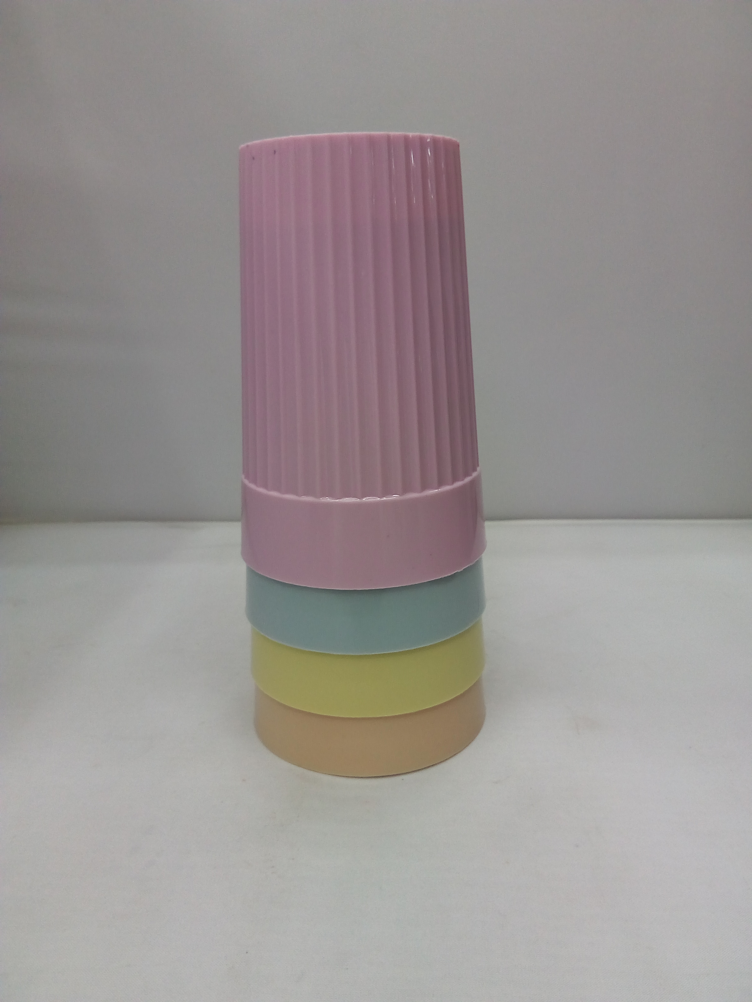 Wheat straw mouthwash simple toothbrush cup water cup Creative plastic mouth cup drinking cup plastic 08B-6837 Specification image