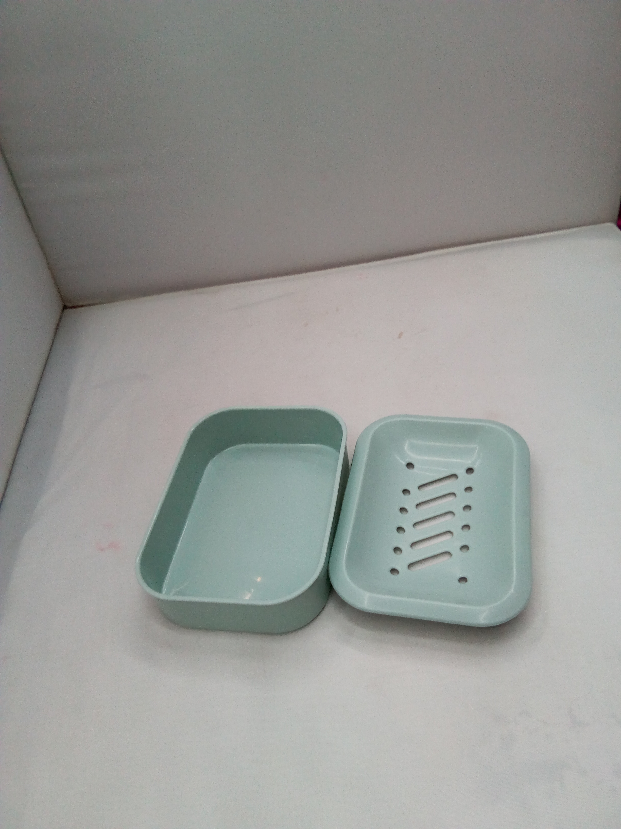 环保肥皂盒创意多彩双层沥水肥皂盒 塑料手工皂盒 浴室香皂盒